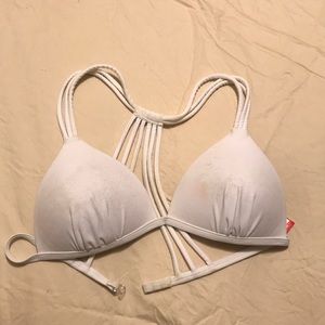 STAPLE WHITE BIKINI TOP